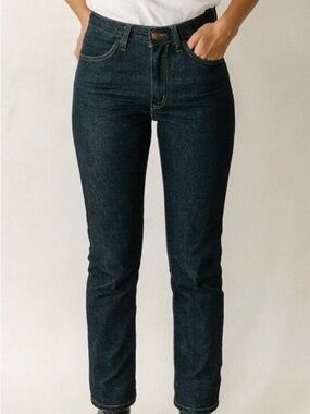 Imogene + Willie Dark Indigo Straight Leg Jeans